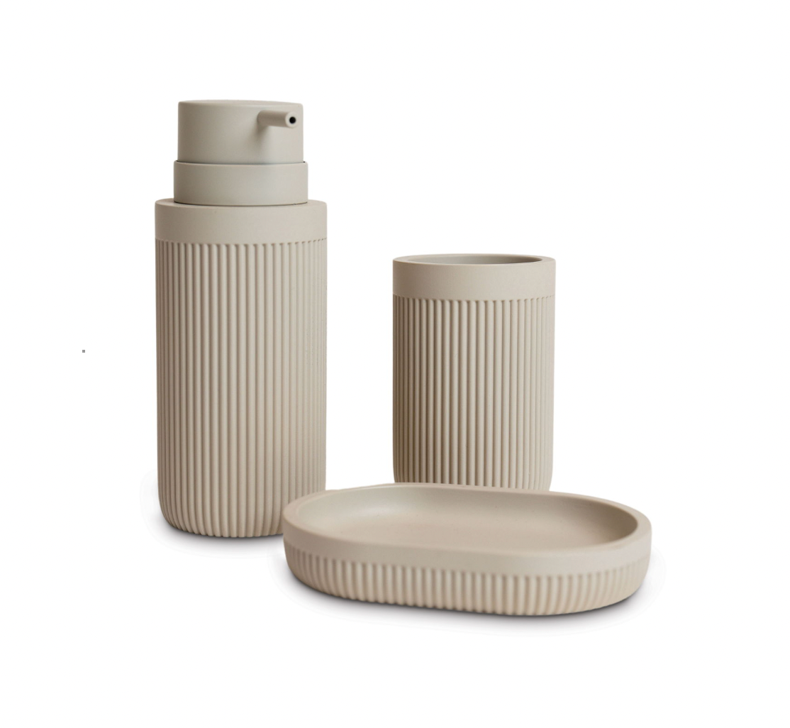 Badezimmer-Set, 3 Teile
