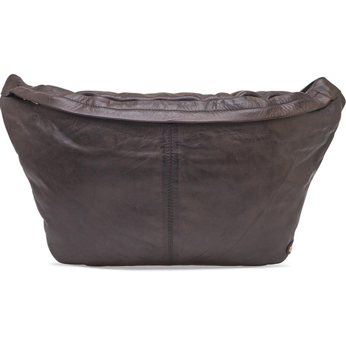 Cool Buffy XL Bauchtasche aus butterweichem Leder - Braun