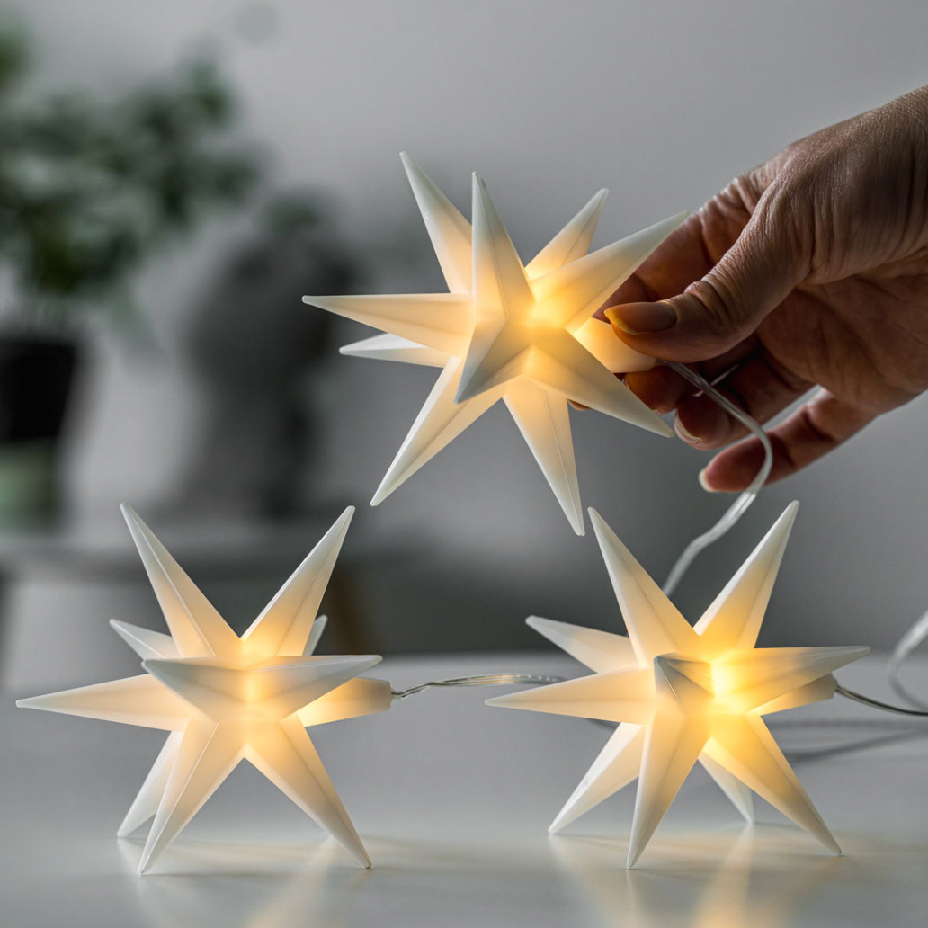 LED-Sternlichter - 3er-Set