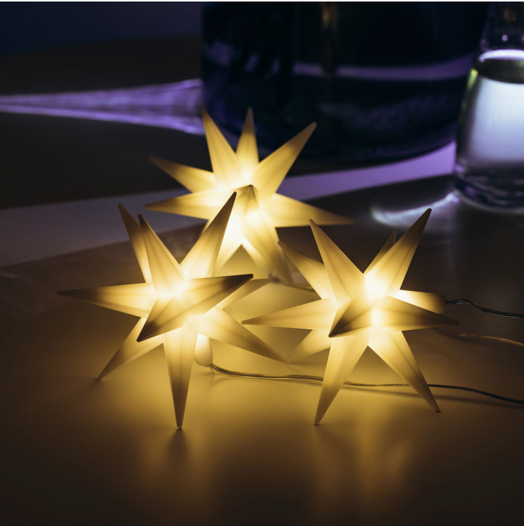 LED-Sternlichter - 3er-Set