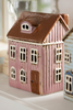 Lichthaus aus Keramik - Rosa
