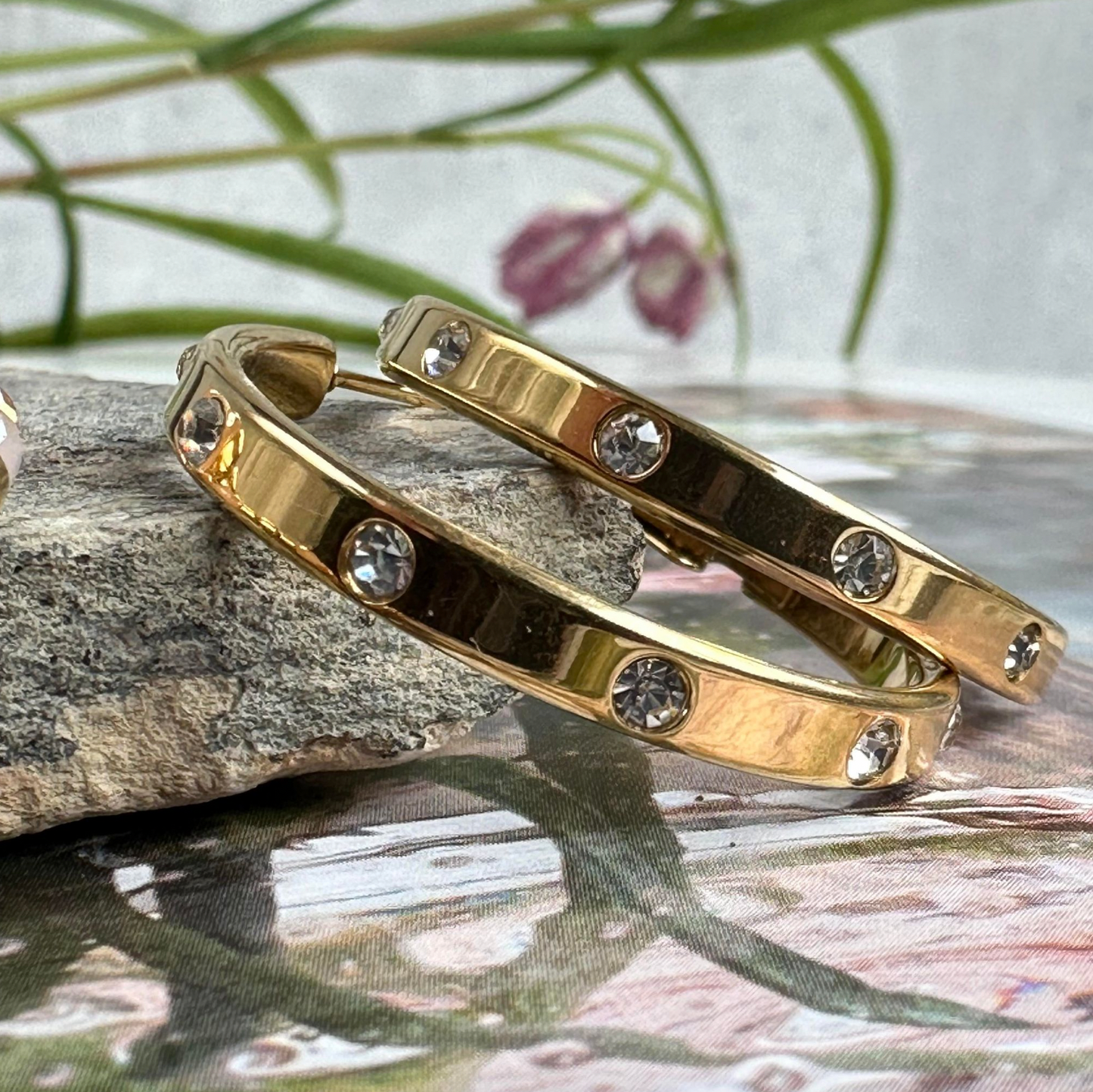 Ohrringe Mindy 18K vergoldet