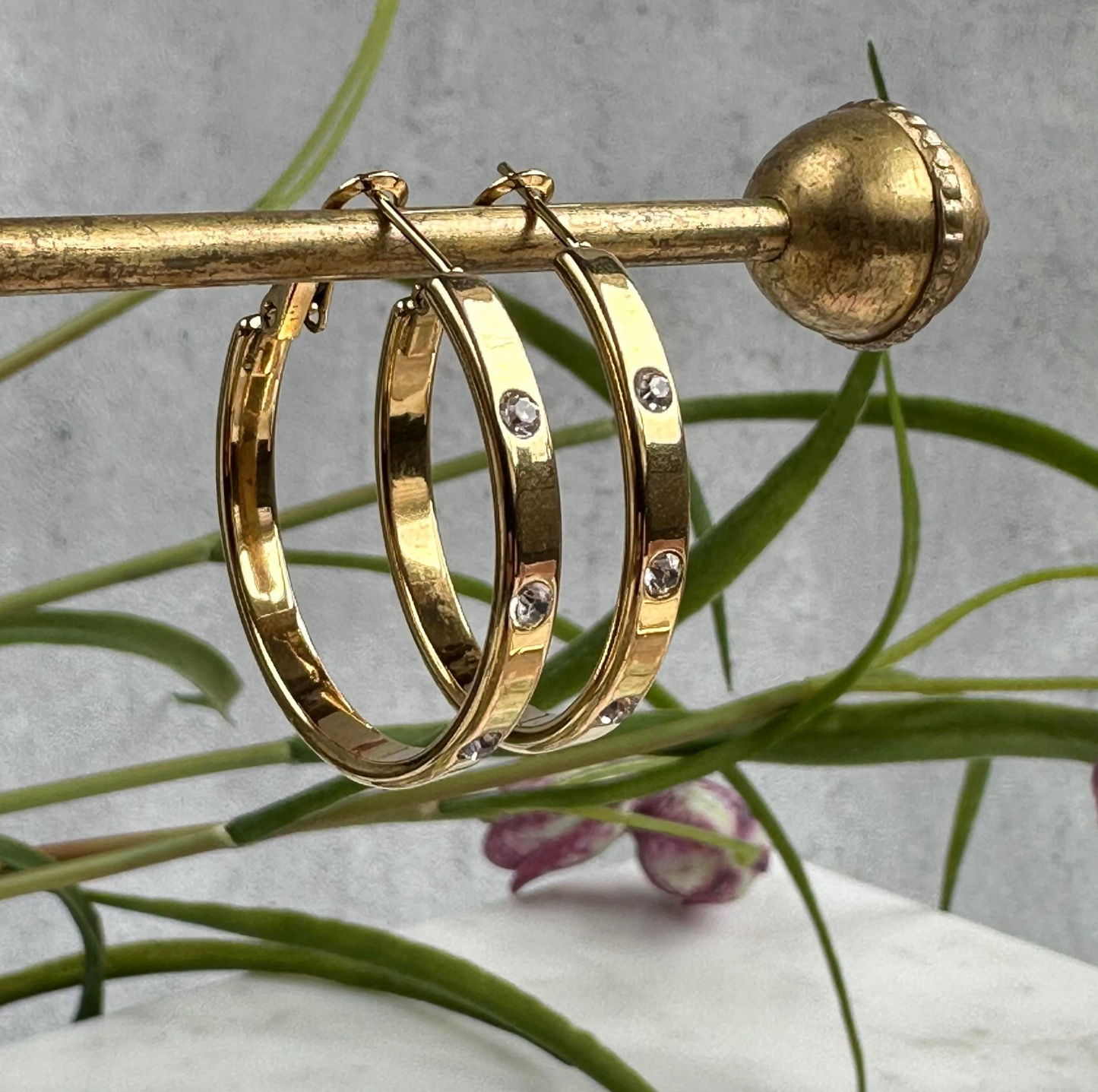 Mindy Set mit Armband und Ohrringen - vergoldet