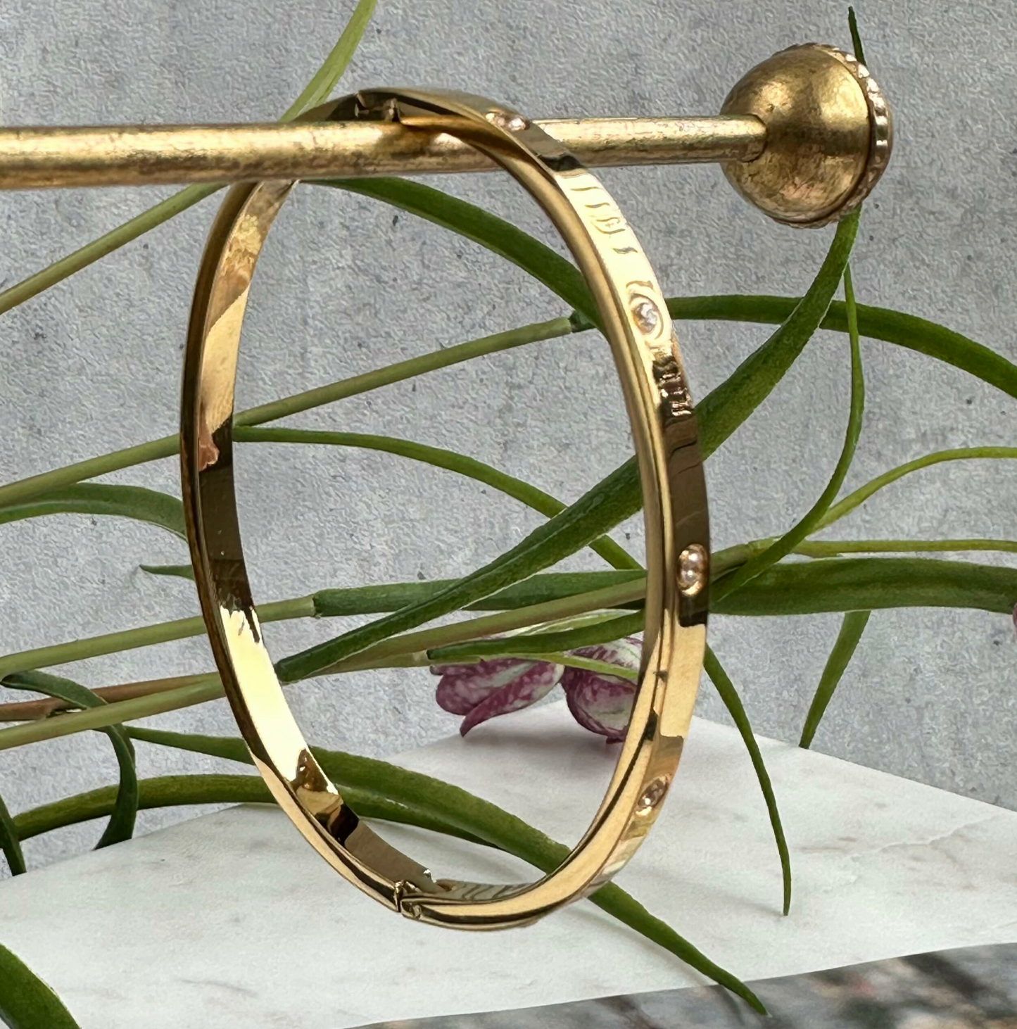 Mindy Set mit Armband und Ohrringen - vergoldet