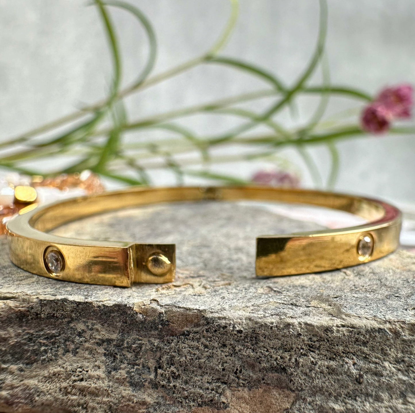 Mindy Set mit Armband und Ohrringen - vergoldet