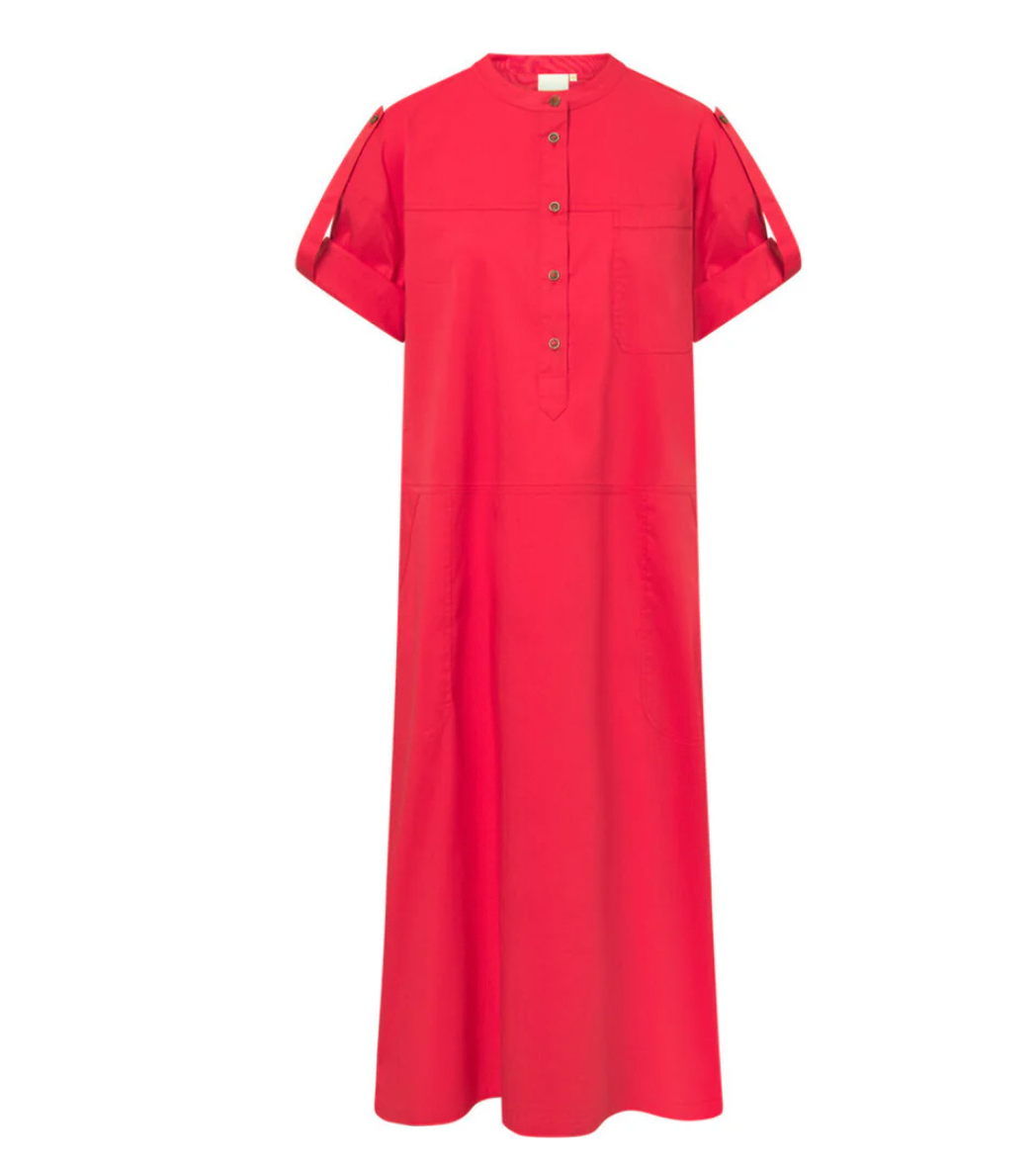 Kleid Aby Rot