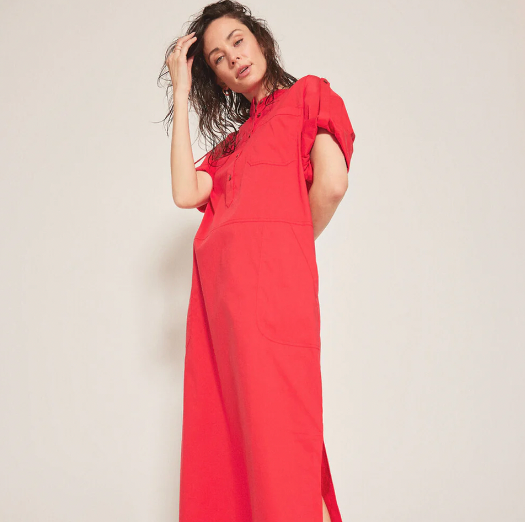 Kleid Aby Rot