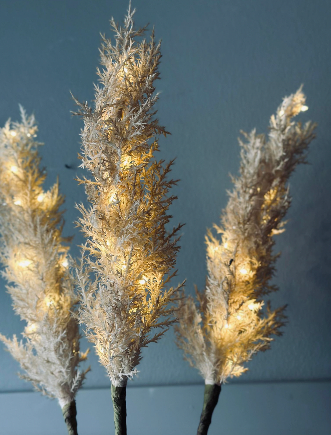 Pampas mit LED-Licht - 118 cm