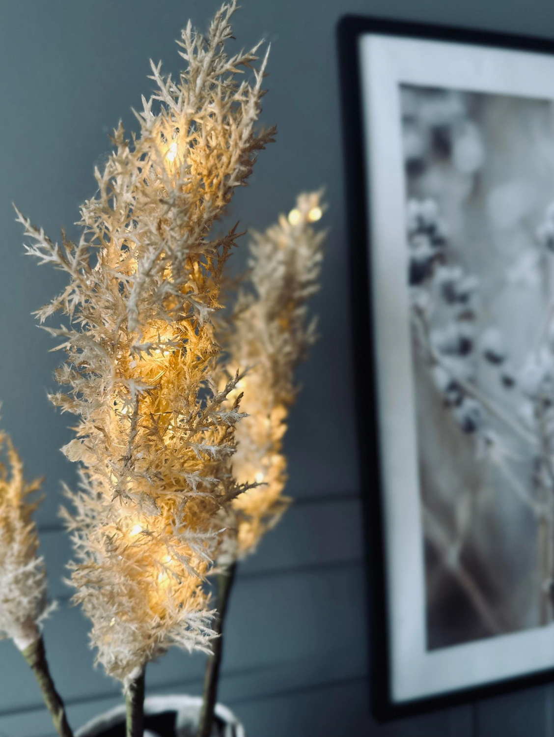 Pampas mit LED-Licht - 118 cm