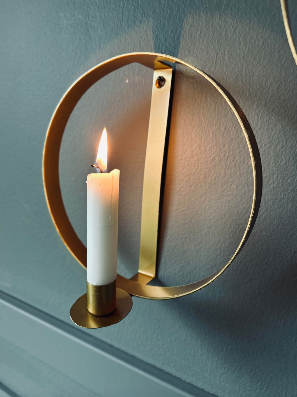 Ring für Stabkerzen Gold - Set mit 2 Stück