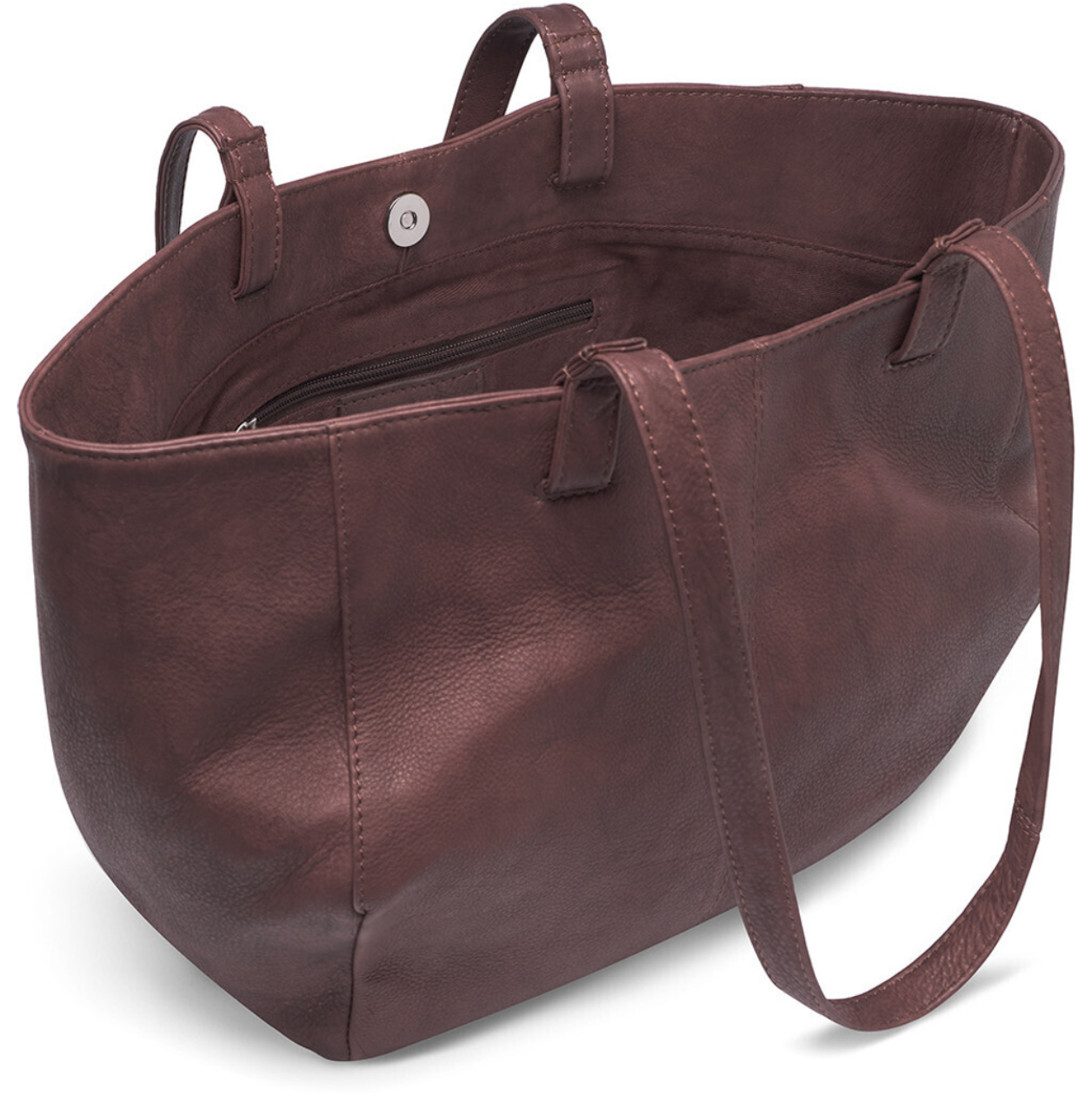 Shopper Aura – Braunes Leder