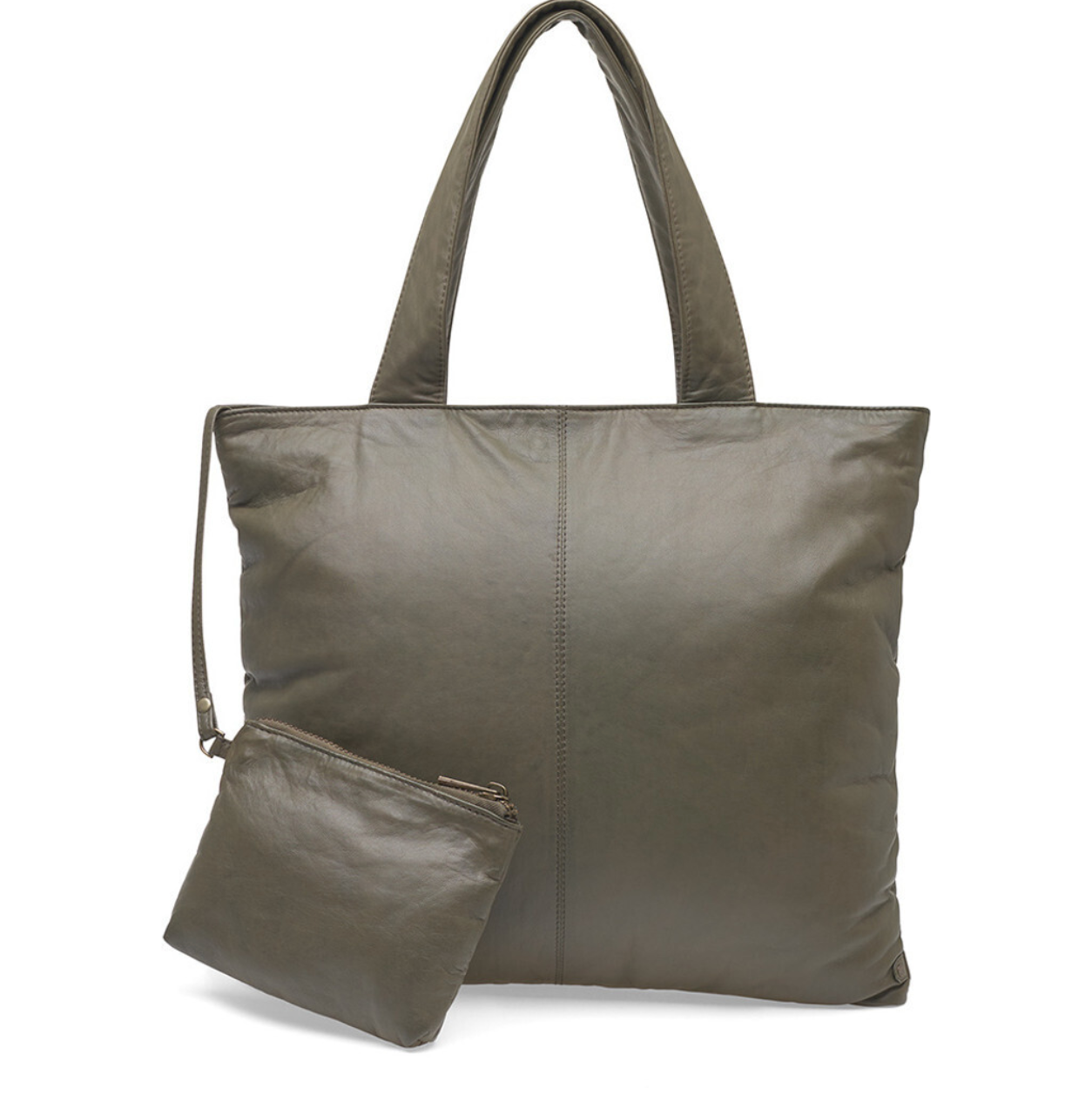 Shopper ink clutch MILLE – Army