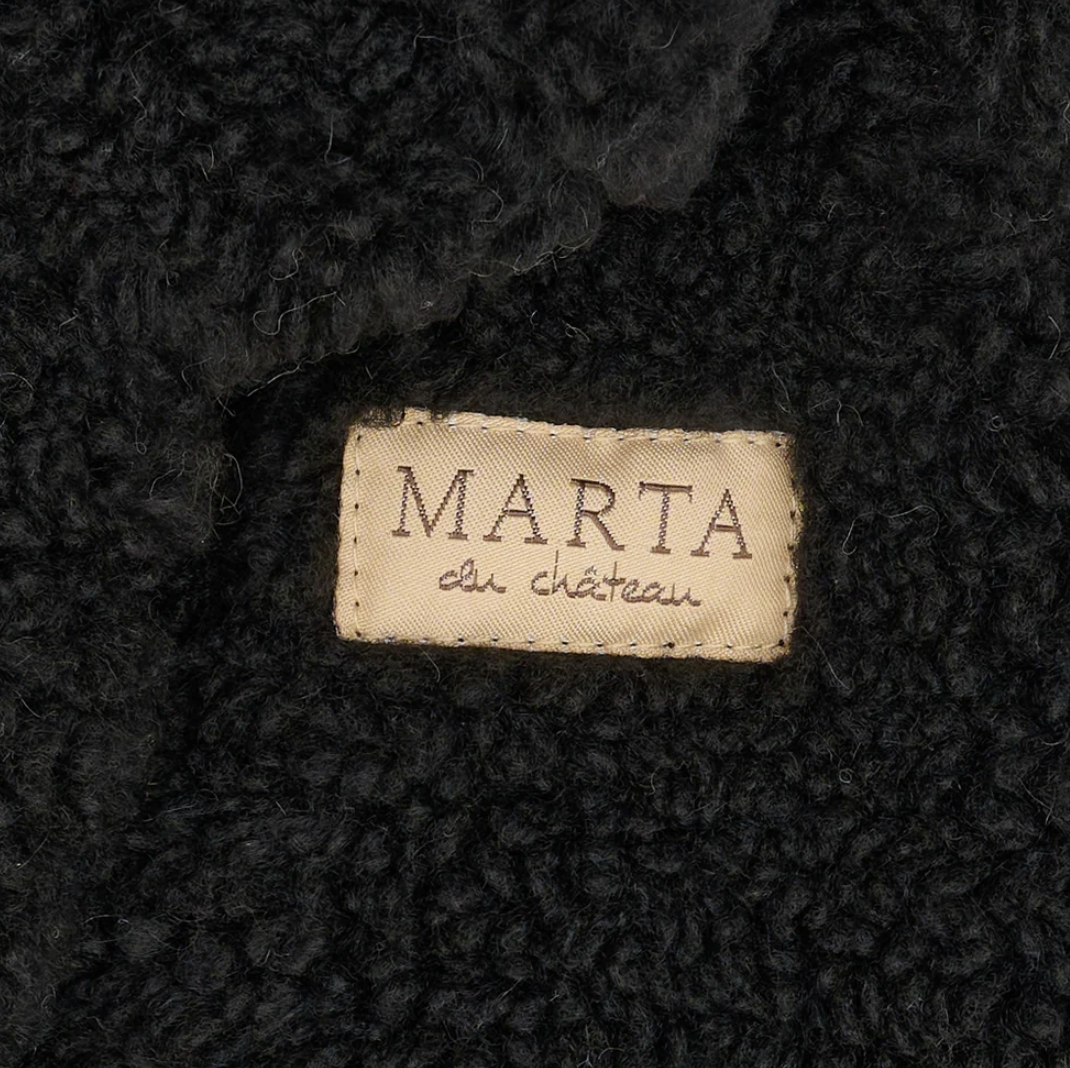 Fäustlinge Marta - Black teddy