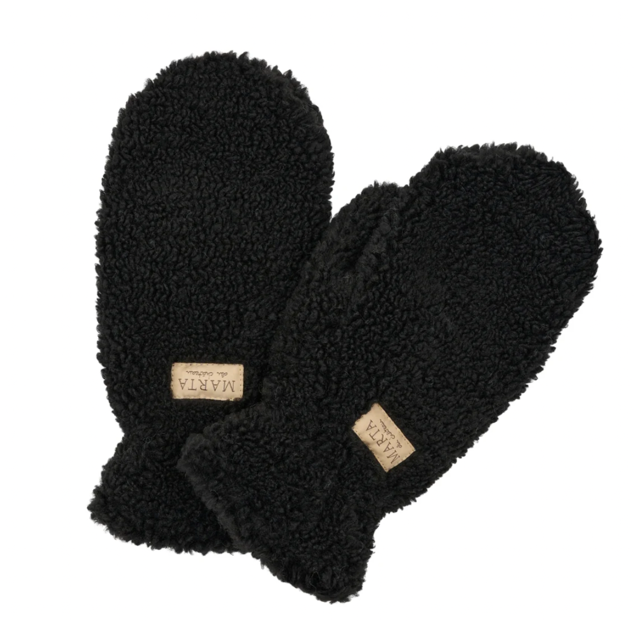 Fäustlinge Marta - Black teddy