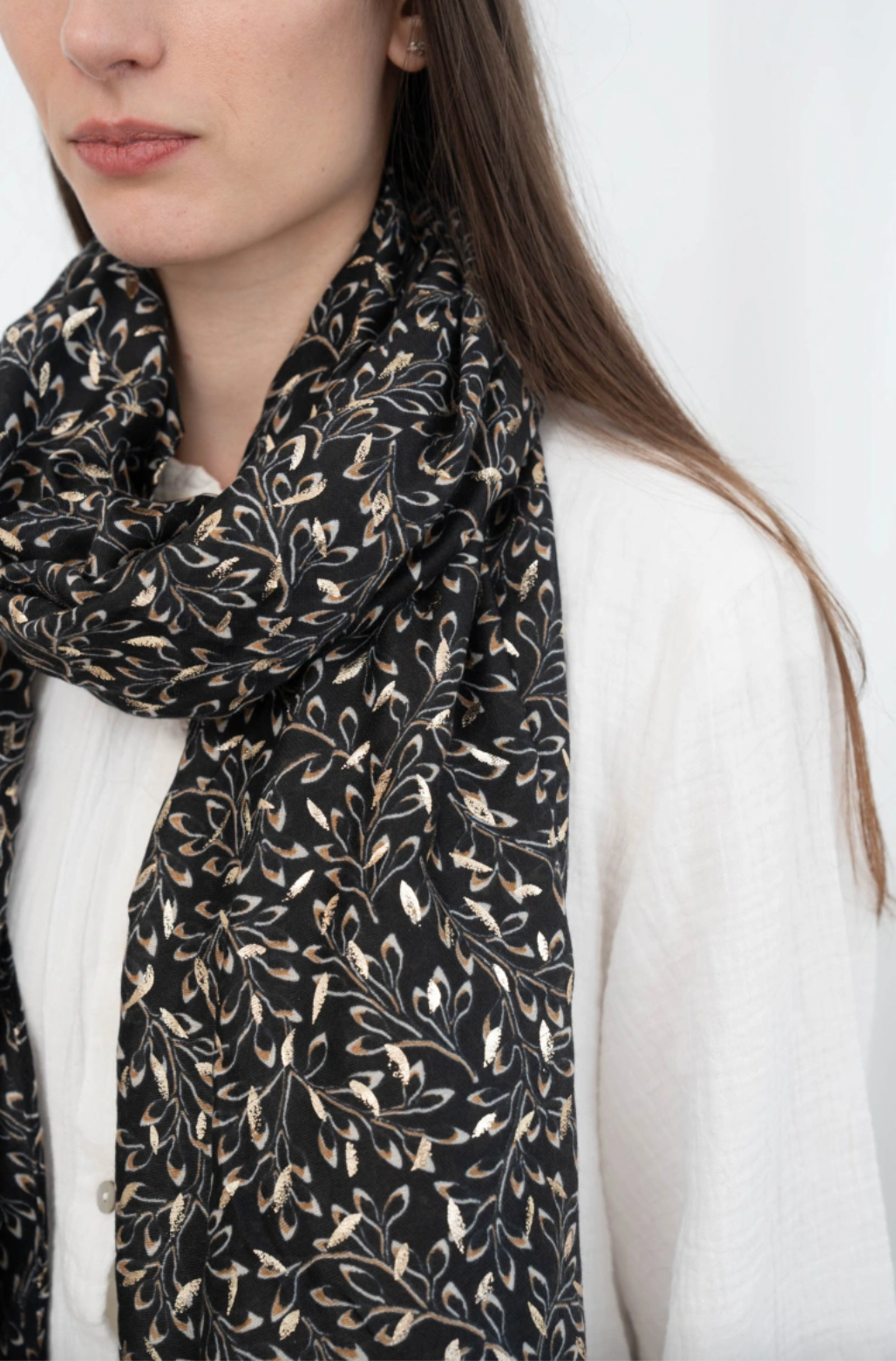 Schal Black / gold
