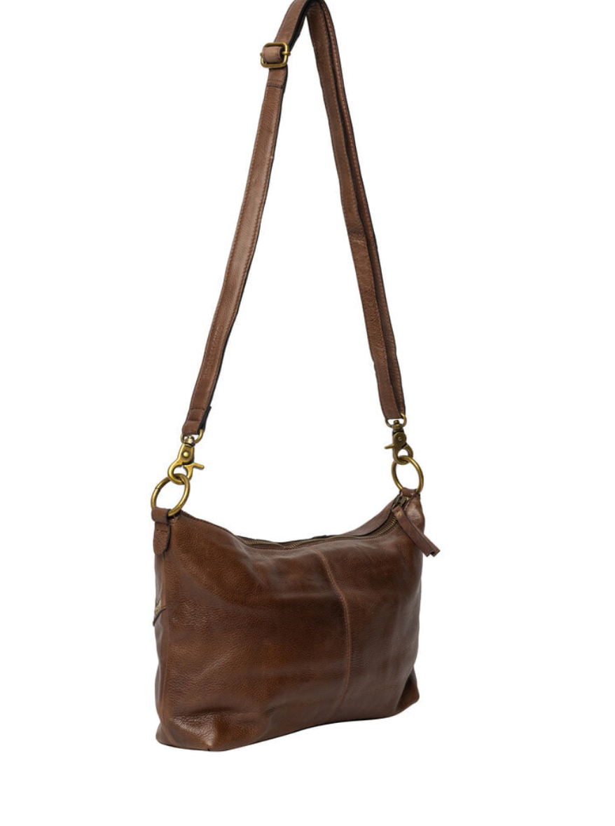 Schultertasche Loni Smoke