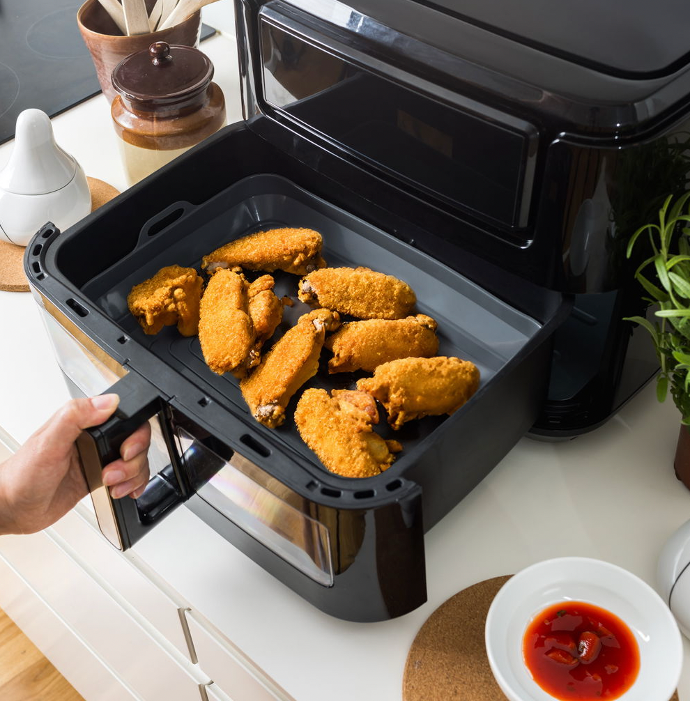 Airfryer Silikonform für Doppelschublade