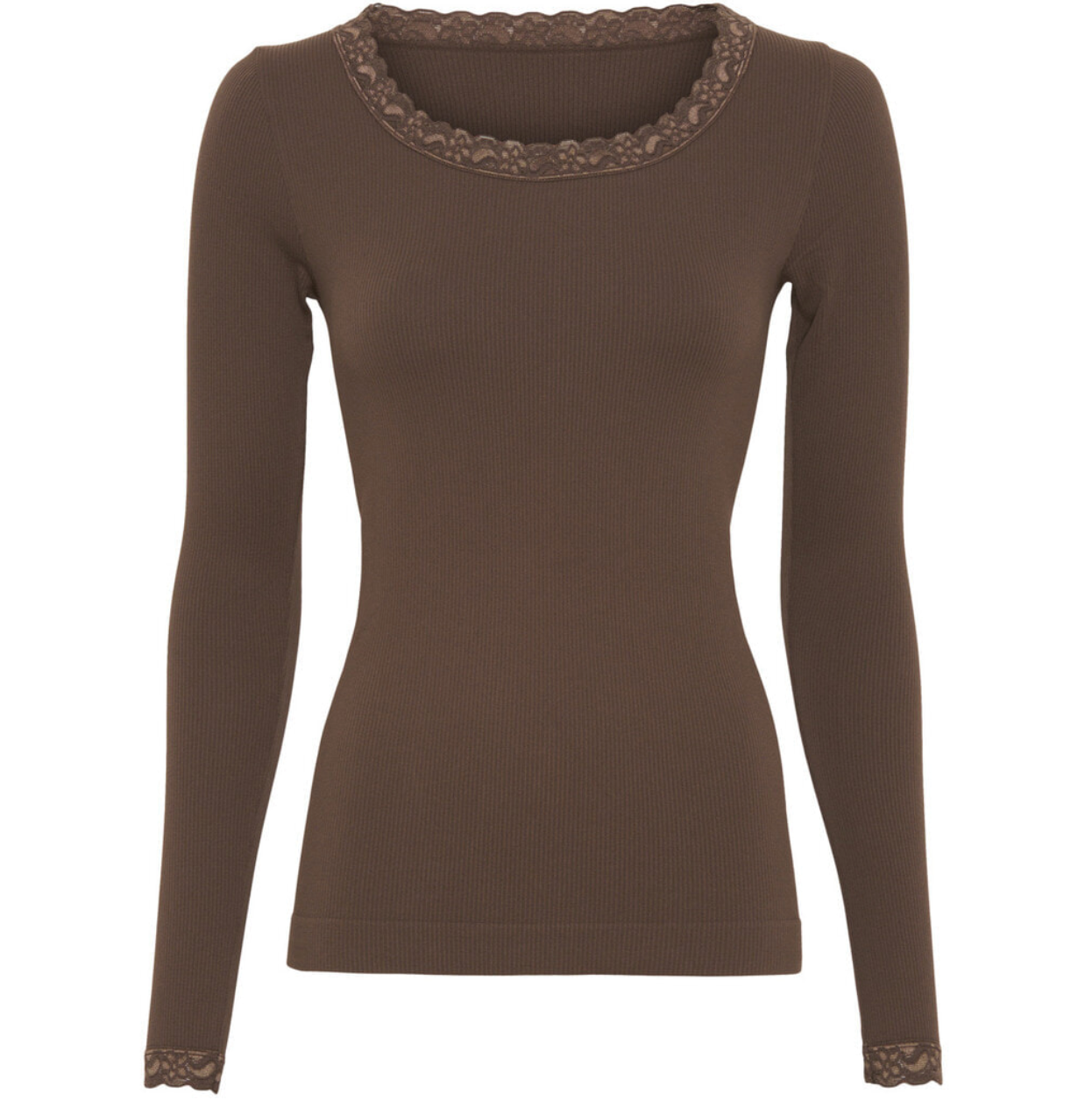 Bluse Frida Mikrofaser - Caffe