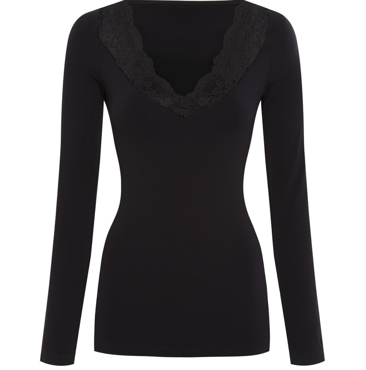 Bluse Belen schwarz - Mikrofaser