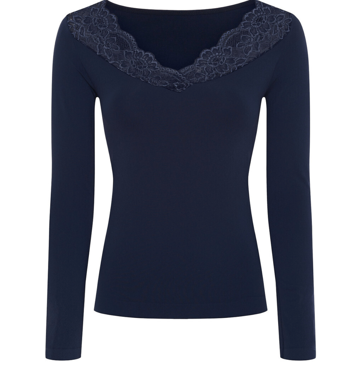 Bluse Belen Navy - Mikrofaser