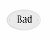 Schild Bad