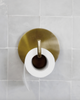 Toilettenrollenhalter in Messingfinish