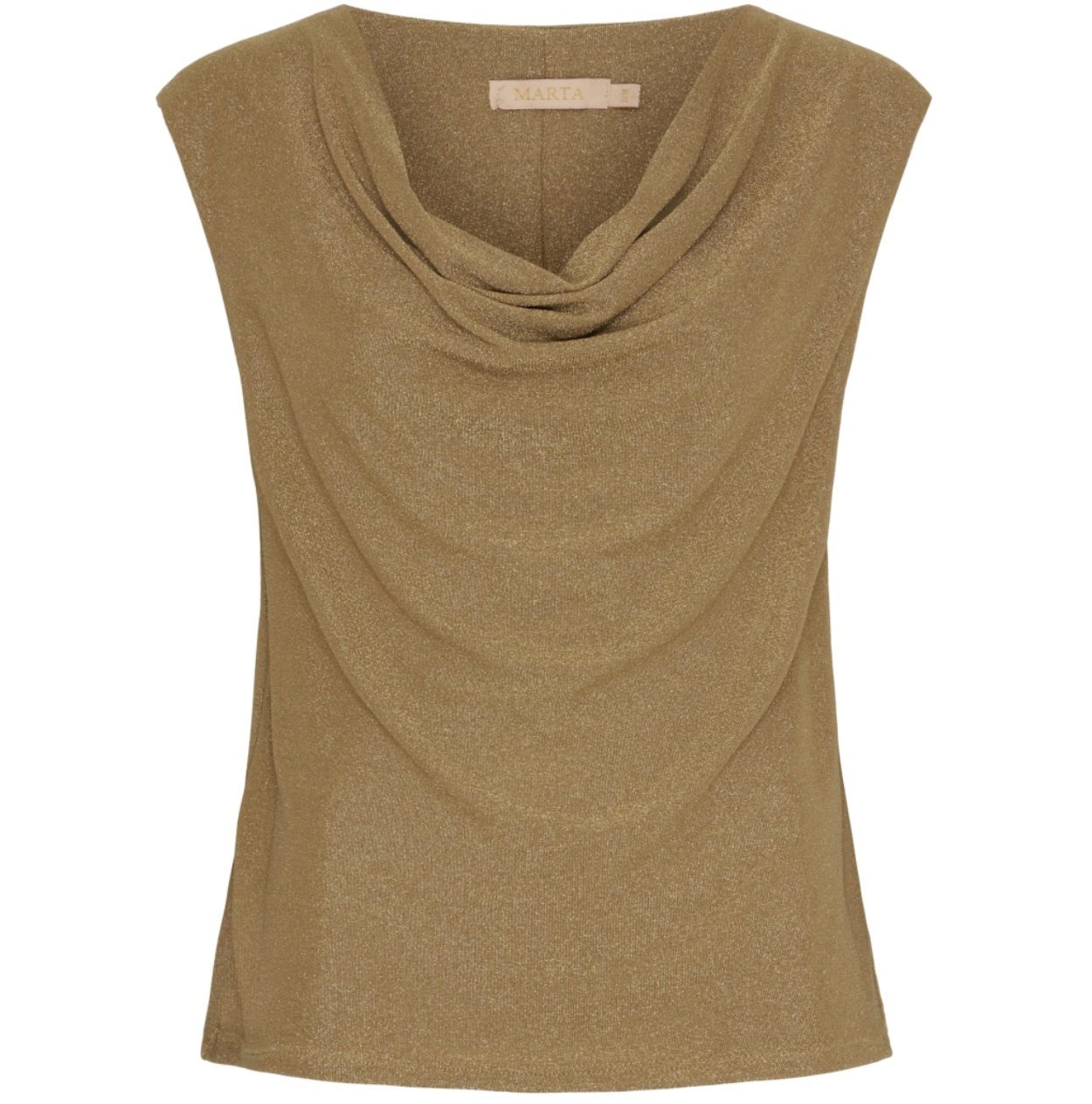 Bluse mit Glitzer - Gold