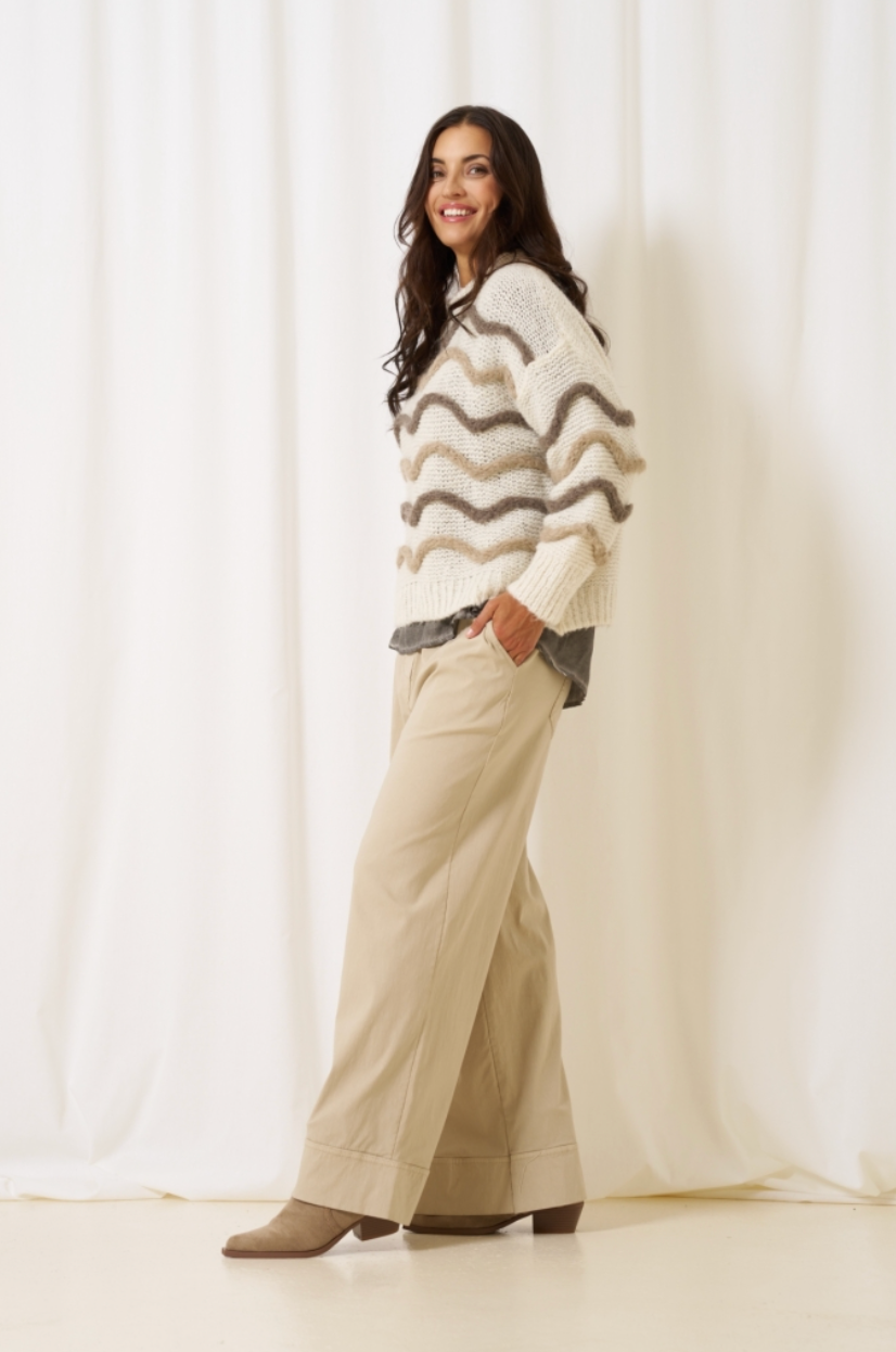 Hose Lorinda Beige