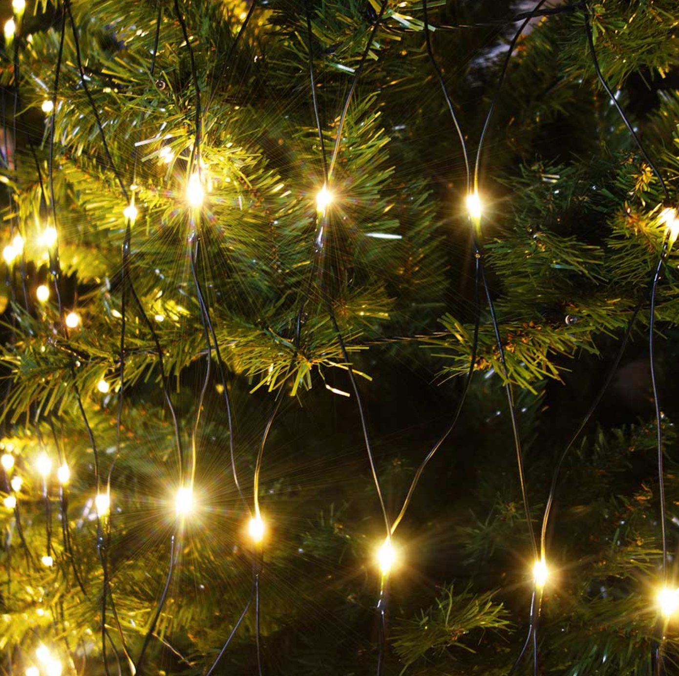 Lichternetz Außen Ø120 cm – 144 LEDs mit Timerfunktion