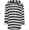 Bluse mit Kapuze - Navy