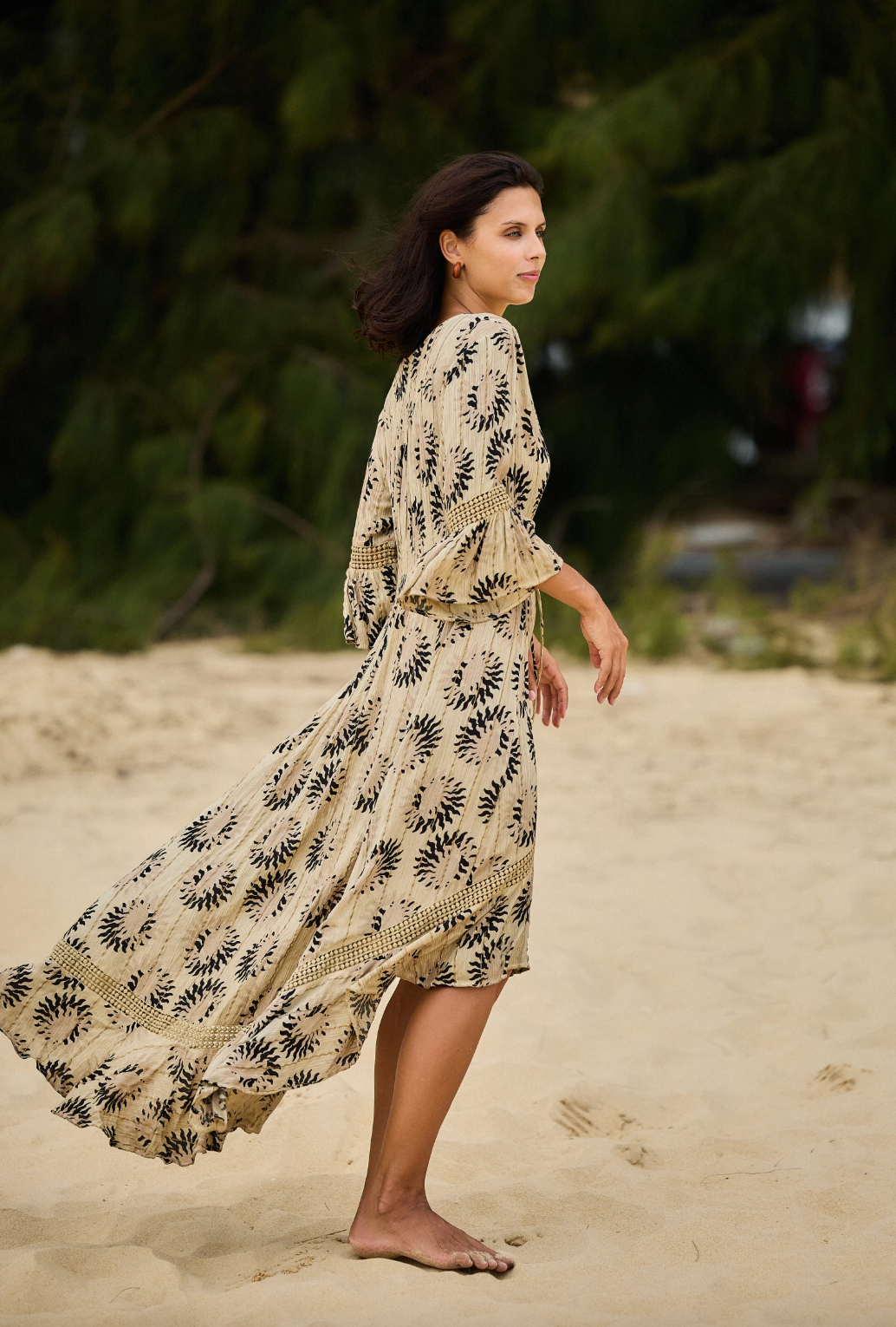 Kleid Boho Sand