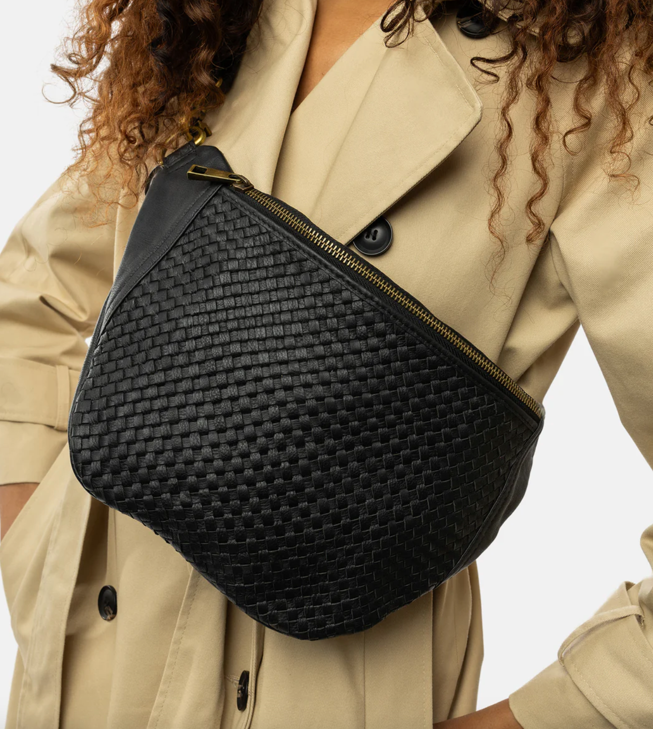 Bumbag DARIA Leather  - Schwarz