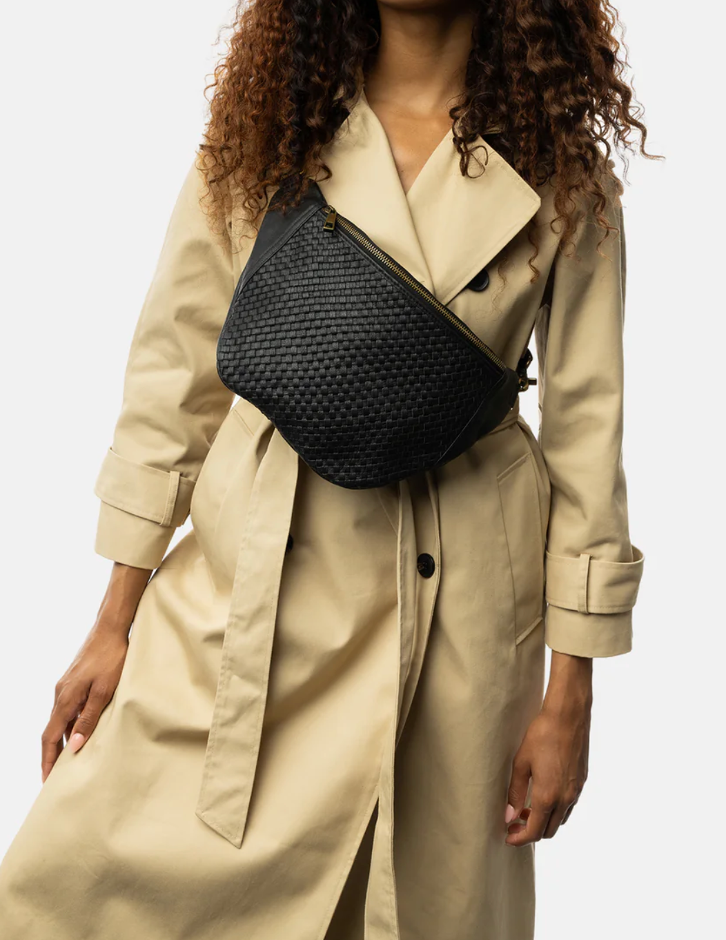 Bumbag DARIA Leather  - Schwarz