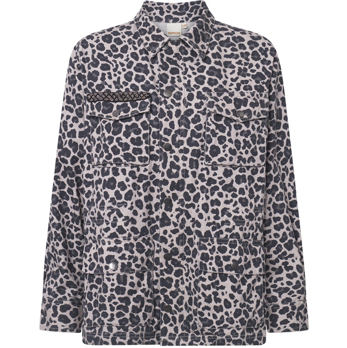 Jacke Leopard Grey