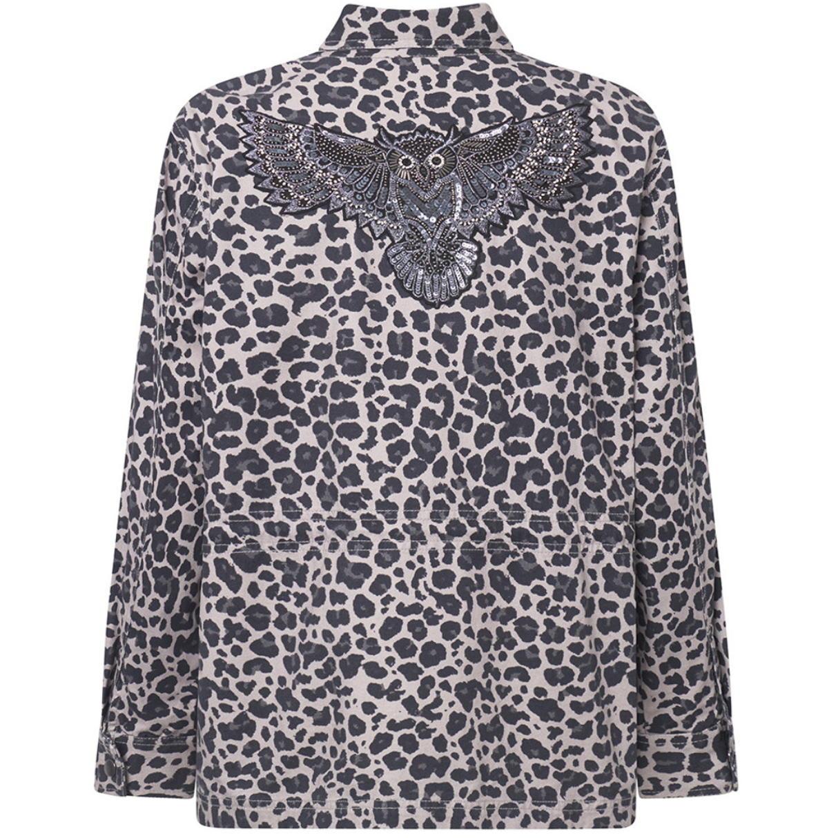 Jacke Leopard Grey