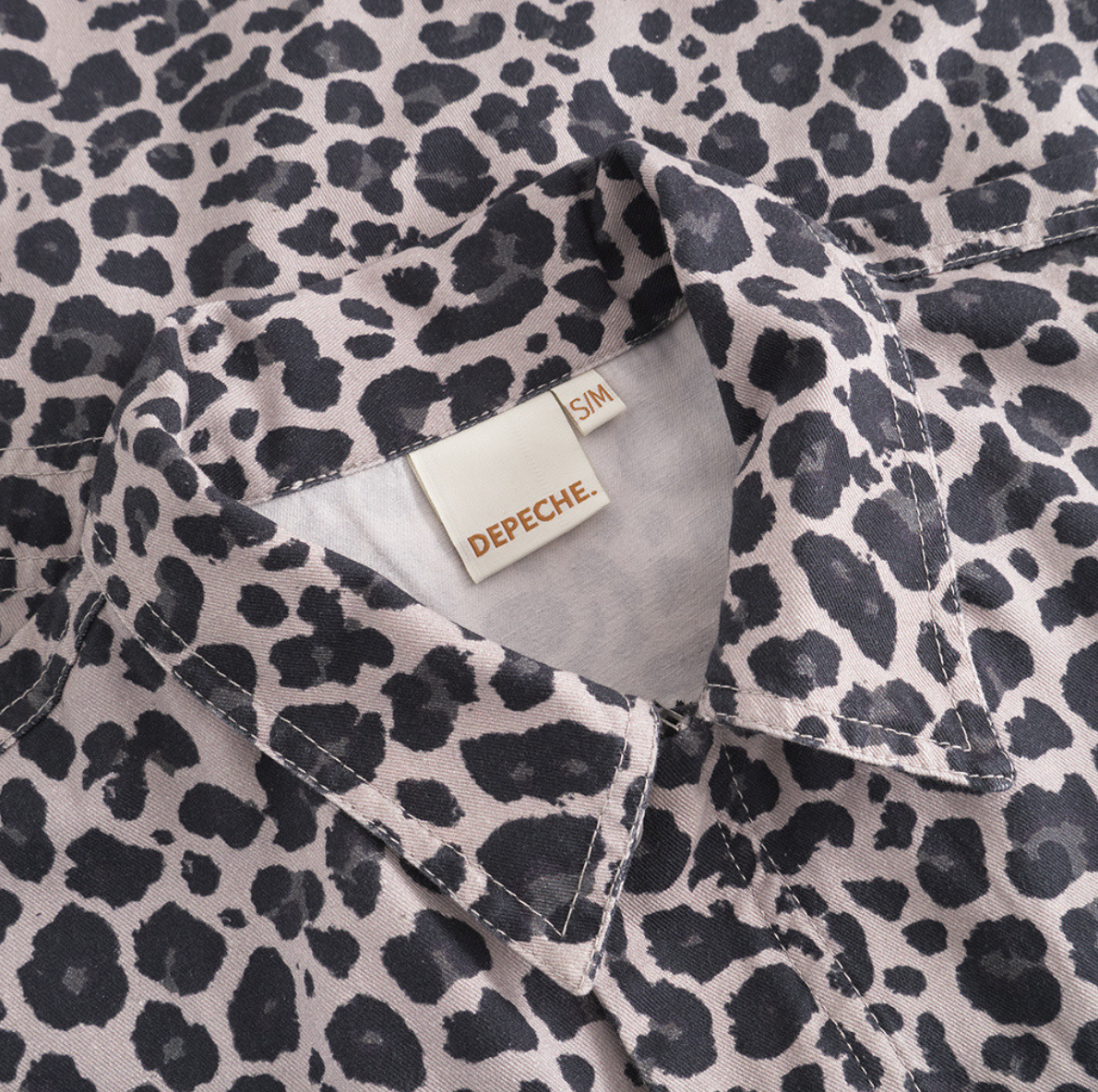 Jacke Leopard Grey