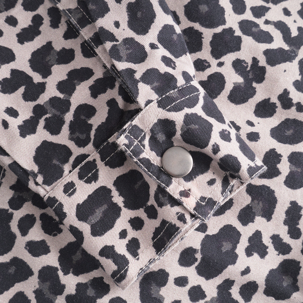Jacke Leopard Grey