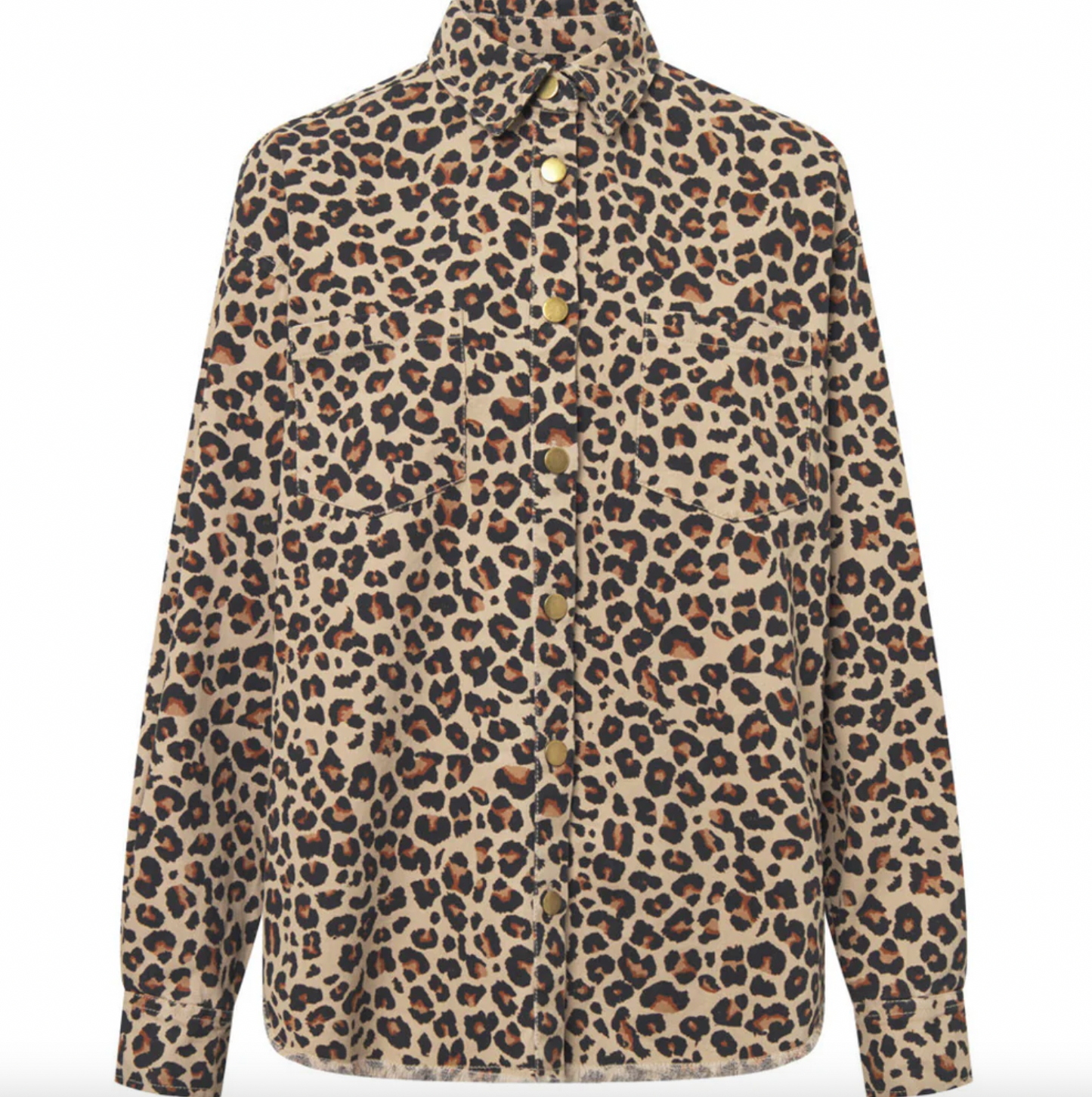 Trendiges Hemd - Braun Leopard
