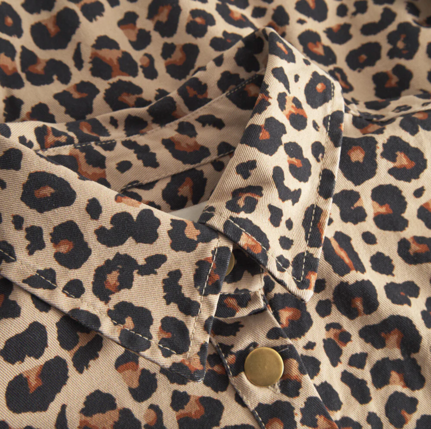 Trendiges Hemd - Braun Leopard
