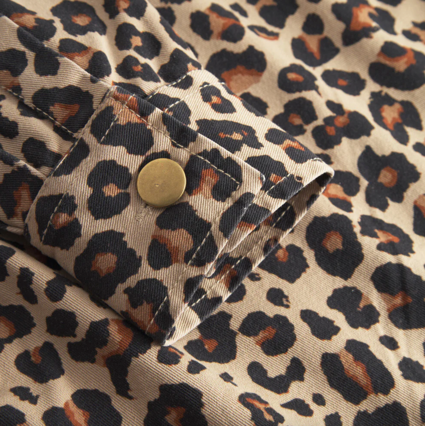 Trendiges Hemd - Braun Leopard