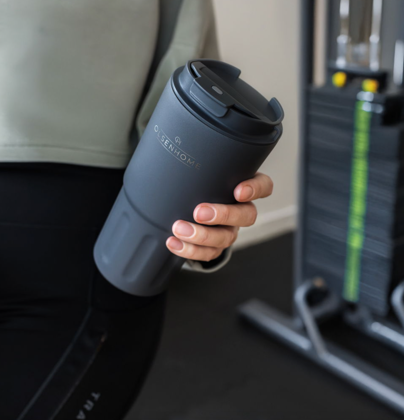 Thermobecher Grau - 600 ml.