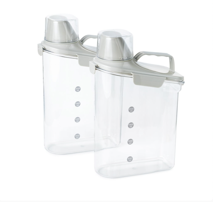 Behälter mit Messbecher - 2er-Pack