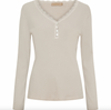 Bluse Masha mit Knöpfen - Beige