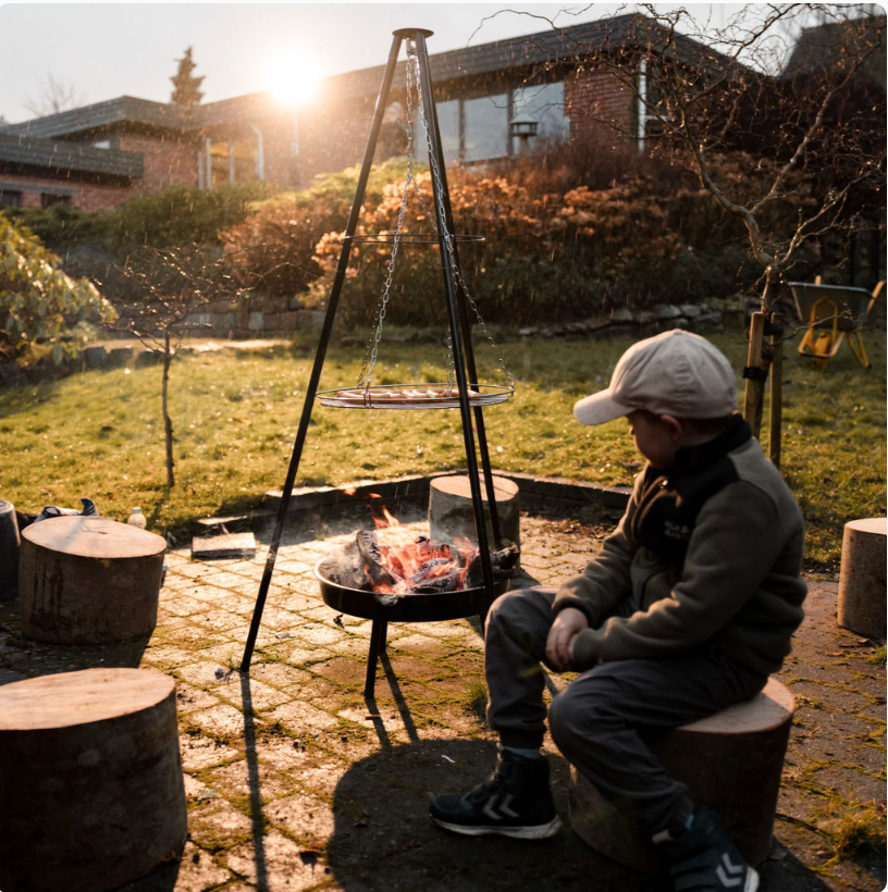 Feuerstelle Dreibein, Ø49 cm
