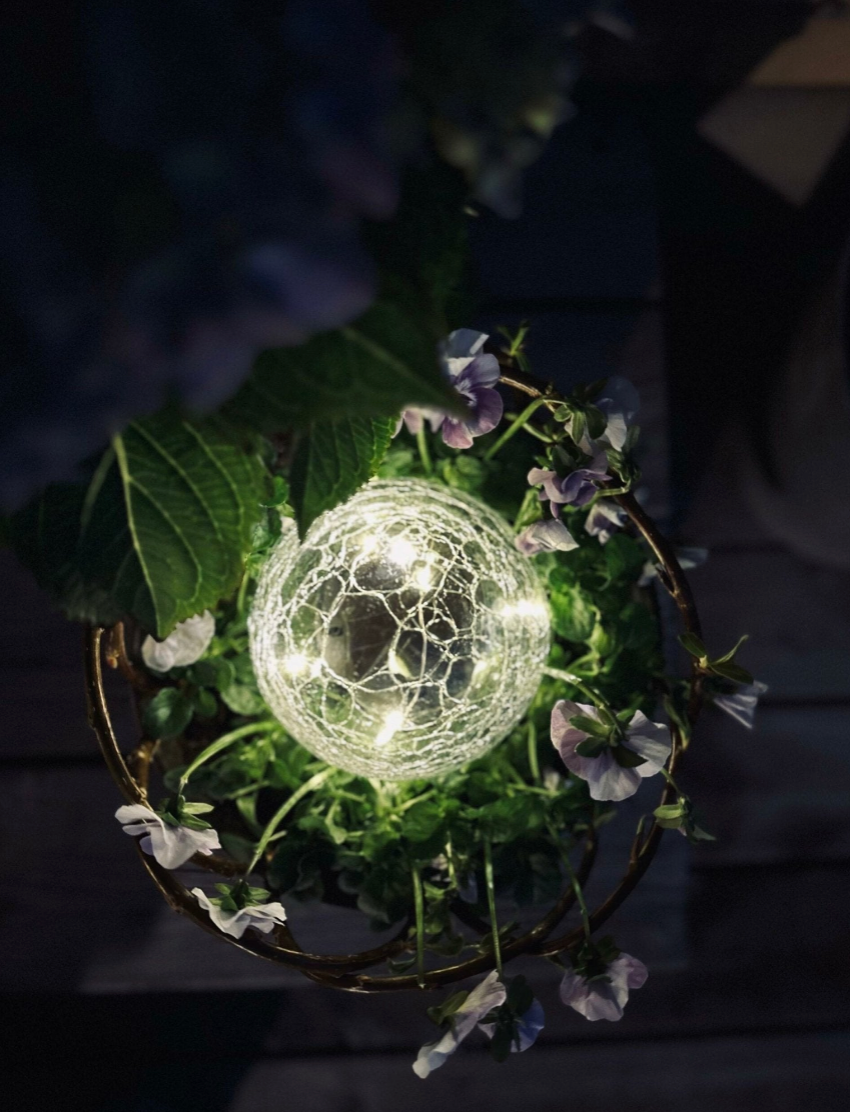 Solar-Glaskugel - Groß Ø 20 cm