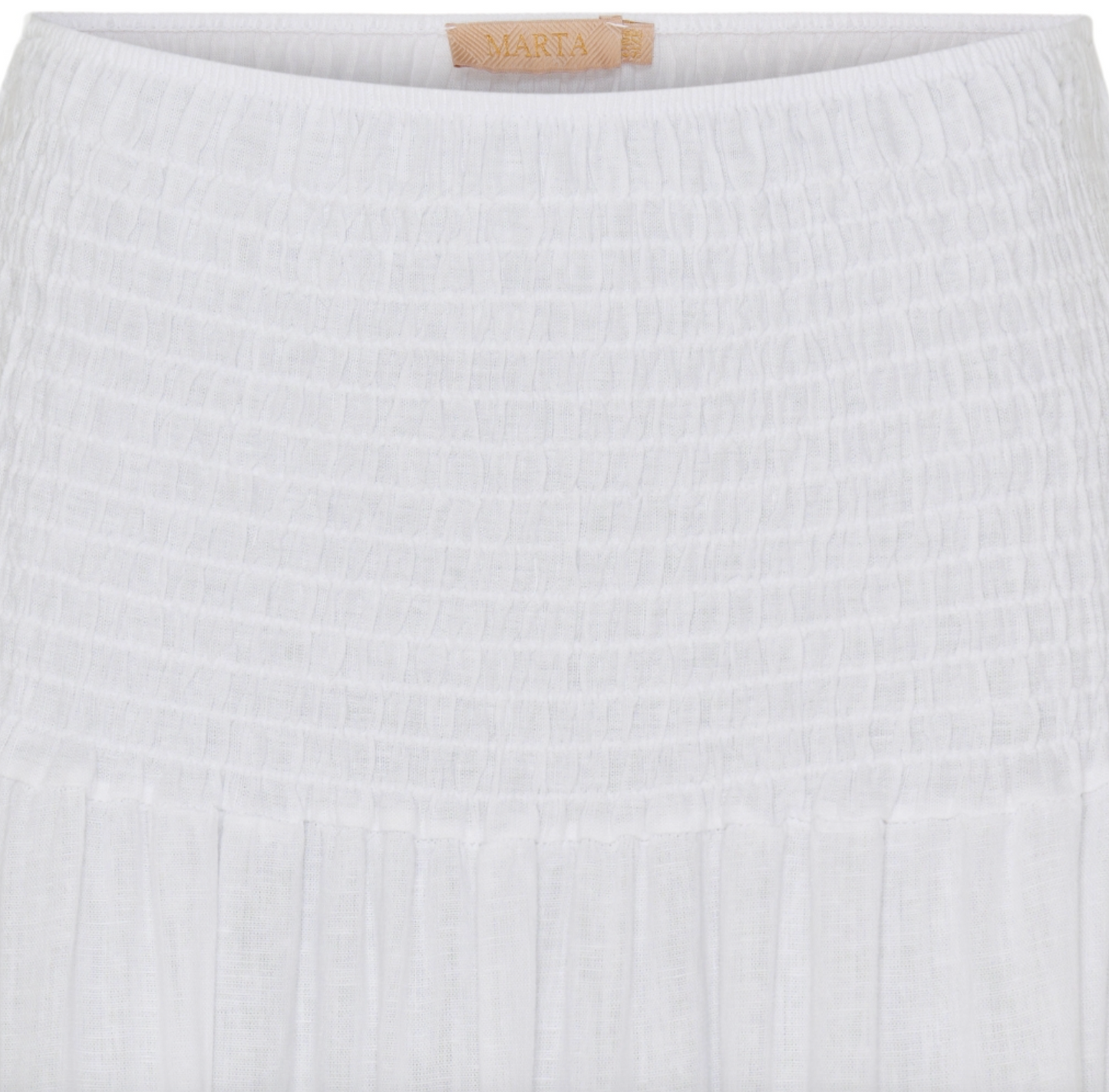 Rock Leinenmix - Solid white