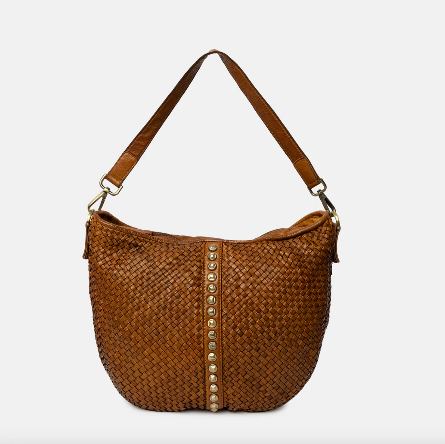Crossover JOMA Geflecht und Nieten - Cognac