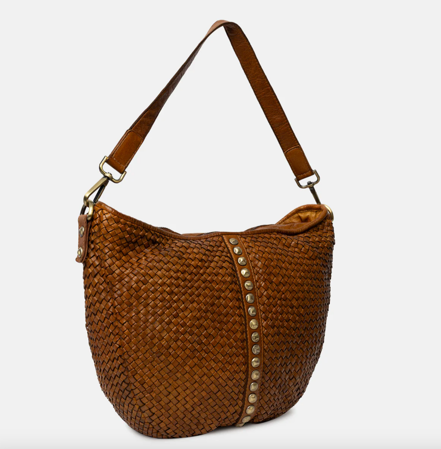Crossover JOMA Geflecht und Nieten - Cognac
