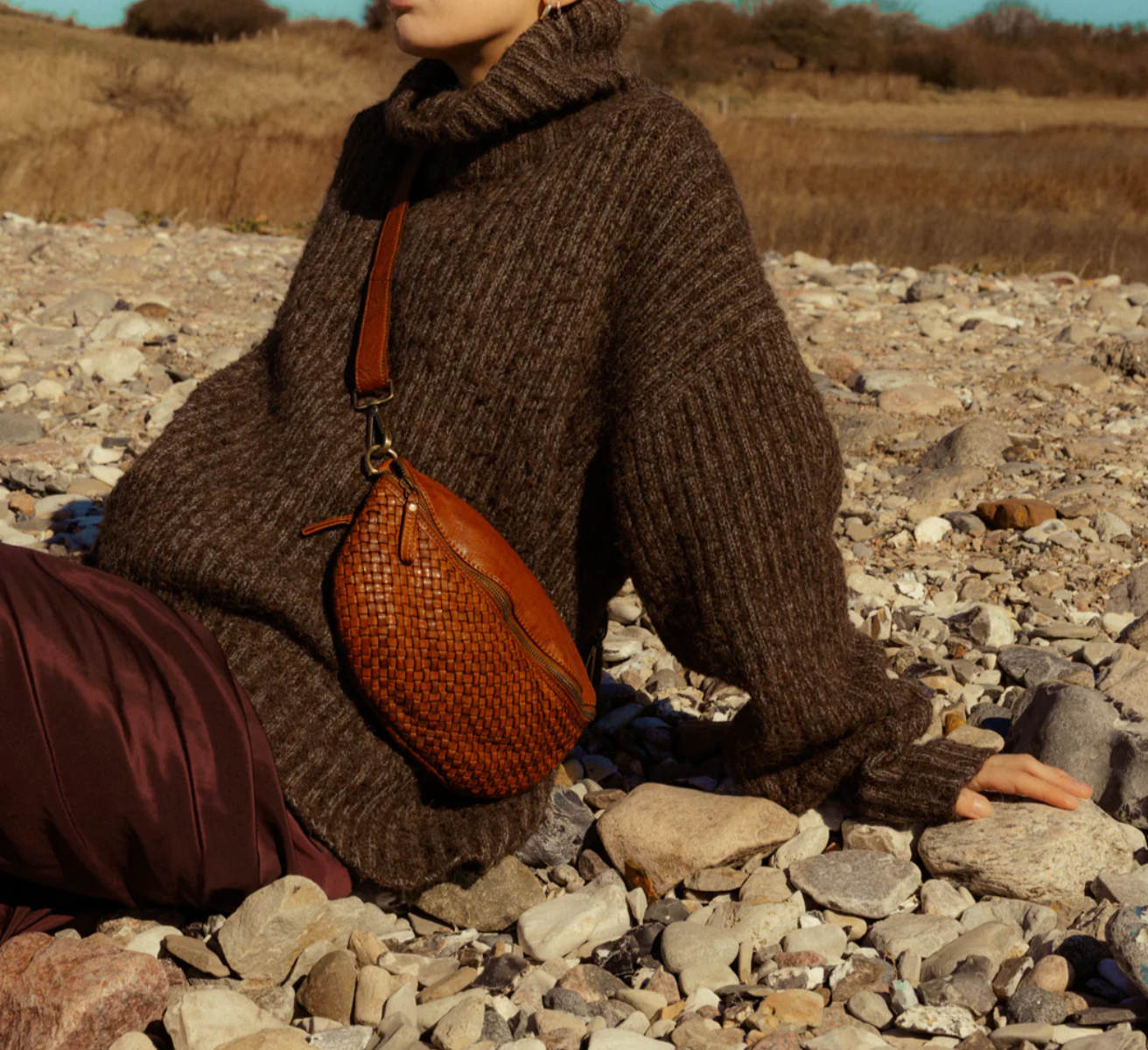 Gürteltasche Miriam Cognac