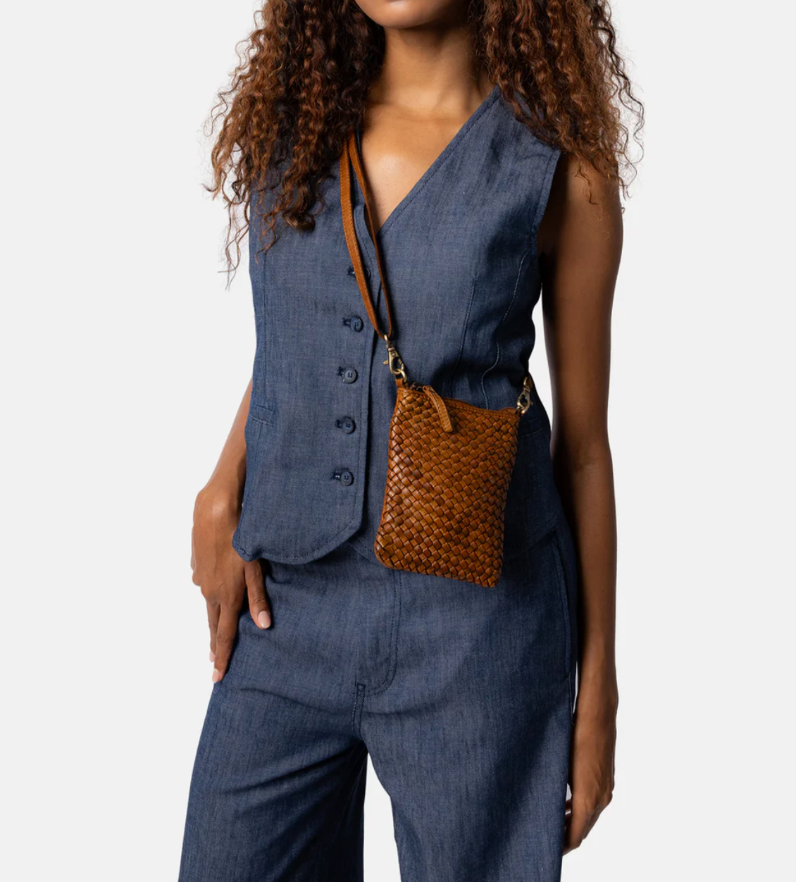 Crossover-Handytasche - Miriam Cognac